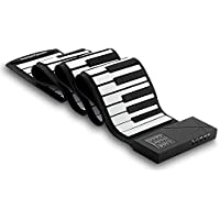 Los mejores  - USB 88 teclas MIDI enrollable Piano electrónico- Teclado Silicona Flexible Profesional- Diseño de teclado 1: 1…